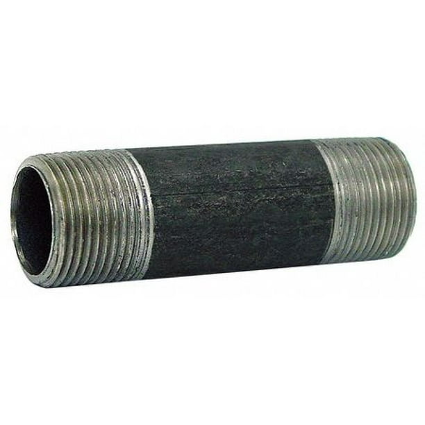1/2x4-1/2 in 330015801 Black Pipe Nipple Threaded Beck 1/2x4-1/2 in 330015801 Black Pipe Nipple Threaded Beck